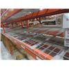 Image 5 : Pallet Racking 42" Deep:  9 Uppers 10 ft, 28 Side Rails 12 @ 10 ft and 16 @ 12 ft with Wire Mesh 