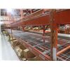 Image 7 : Pallet Racking 42" Deep:  9 Uppers 10 ft, 28 Side Rails 12 @ 10 ft and 16 @ 12 ft with Wire Mesh 