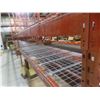 Image 9 : Pallet Racking 42" Deep:  9 Uppers 10 ft, 28 Side Rails 12 @ 10 ft and 16 @ 12 ft with Wire Mesh 