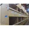 Image 2 : Wood Pigeon Hole Style Cabinet 8 ft H × 24" D × 8 ft – Qty 3.  No Product Included.