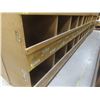 Image 3 : Wood Pigeon Hole Style Cabinet 8 ft H × 24" D × 8 ft – Qty 3.  No Product Included.