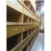 Image 4 : Wood Pigeon Hole Style Cabinet 8 ft H × 24" D × 8 ft – Qty 3.  No Product Included.
