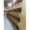 Image 1 : Wood Pigeon Hole Style Cabinet 8 ft H × 24" D × 8 ft – Qty 3.  No Product Included.