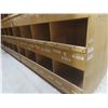 Image 3 : Wood Pigeon Hole Style Cabinet 8 ft H × 24" D × 8 ft – Qty 3.  No Product Included.