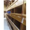 Image 4 : Wood Pigeon Hole Style Cabinet 8 ft H × 24" D × 8 ft – Qty 3.  No Product Included.