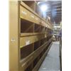 Image 5 : Wood Pigeon Hole Style Cabinet 8 ft H × 24" D × 8 ft – Qty 3.  No Product Included.