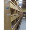 Image 1 : Wood Pigeon Hole Style Cabinet 8 ft H × 24" D × 8 ft – Qty 3.  NO Product Included.