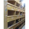 Image 2 : Wood Pigeon Hole Style Cabinet 8 ft H × 24" D × 8 ft – Qty 3.  NO Product Included.