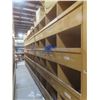Image 4 : Wood Pigeon Hole Style Cabinet 8 ft H × 24" D × 8 ft – Qty 3.  NO Product Included.
