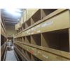 Image 2 : Wood Pigeon Hole Style Cabinet 8 ft H × 24" D × 8 ft – Qty 3.  No Product Included.