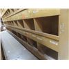 Image 3 : Wood Pigeon Hole Style Cabinet 8 ft H × 24" D × 8 ft – Qty 3.  No Product Included.