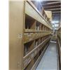 Image 6 : Wood Pigeon Hole Style Cabinet 8 ft H × 24" D × 8 ft – Qty 3.  No Product Included.