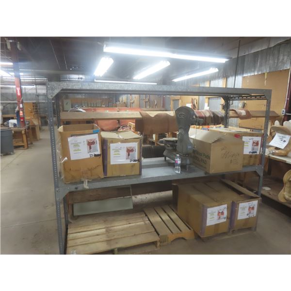 Adjustable Metal Shelf Unit.  No Product Included.