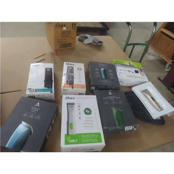 Oster/Andis Clippers – Qty 7, Warranty Return Items