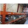 Image 6 : Pallet Racking 36" Deep;  4 Uppers 10 ft,  12 Side Rails: 8 @ 12 ft  & 4 @ 8 ft , with Wood Shelving