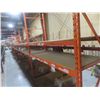 Image 7 : Pallet Racking 36" Deep;  4 Uppers 10 ft,  12 Side Rails: 8 @ 12 ft  & 4 @ 8 ft , with Wood Shelving