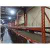 Image 8 : Pallet Racking 36" Deep;  4 Uppers 10 ft,  12 Side Rails: 8 @ 12 ft  & 4 @ 8 ft , with Wood Shelving