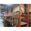 Image 3 : Pallet Racking 36" Deep:  3 Uppers 10 ft, 8 Side Rails 12 ft with Wood Shelving.  Product Not