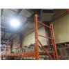 Image 4 : Pallet Racking 36" Deep:  3 Uppers 10 ft, 8 Side Rails 12 ft with Wood Shelving.  Product Not