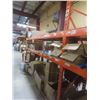 Image 5 : Pallet Racking 36" Deep:  3 Uppers 10 ft, 8 Side Rails 12 ft with Wood Shelving.  Product Not