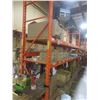 Image 6 : Pallet Racking 36" Deep:  3 Uppers 10 ft, 8 Side Rails 12 ft with Wood Shelving.  Product Not