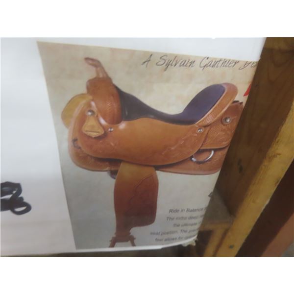Reining/Trail Complete Leather-Tooled Saddle Patterns – New, Leather Only