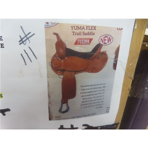 Trail Saddle Complete Leather-Tooled Saddle Patterns - Leather Only