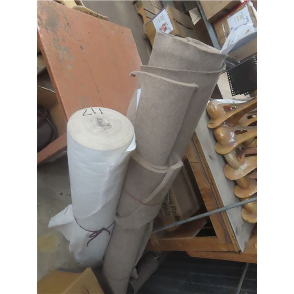 3 Part Rolls Felt: 1/4 - 60" Roll, 3/4 4ft Roll, Thin Roll 46"