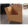 Image 1 : Rolling Wood Bin 54" H × 48 x 48"