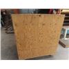 Image 2 : Rolling Wood Bin 54" H × 48 x 48"