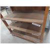Image 1 : Wood Framed Adjustable 6-Tier Shelf Unit 8 ft H × 4 ft × 2 ft D. Product Not Included.