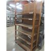 Image 3 : Wood Framed Adjustable 6-Tier Shelf Unit 8 ft H × 4 ft × 2 ft D. Product Not Included.