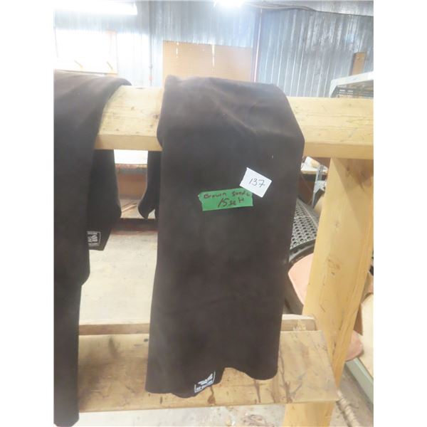 Brown Suede 15 Sq ft