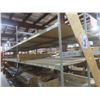 Image 3 : Adjustable Metal Shelving – 8 Uppers 10 ft, 48 Side Rails 8 ft, w/ Wood Shelf Boards 3 x 8 ft – Qty