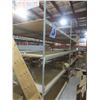 Image 6 : Adjustable Metal Shelving – 8 Uppers 10 ft, 48 Side Rails 8 ft, w/ Wood Shelf Boards 3 x 8 ft – Qty