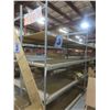 Image 7 : Adjustable Metal Shelving – 8 Uppers 10 ft, 48 Side Rails 8 ft, w/ Wood Shelf Boards 3 x 8 ft – Qty