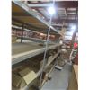 Image 8 : Adjustable Metal Shelving – 8 Uppers 10 ft, 48 Side Rails 8 ft, w/ Wood Shelf Boards 3 x 8 ft – Qty