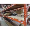 Image 2 : Pallet Racking 43" Deep:  3 Uppers 10 ft, 8 Side Rails 12 ft with Wood Shelving.  Product Not Includ