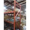 Image 1 : Pallet Racking 44" Deep:  3 Uppers 10 ft, 8 Side Rails 12 ft with Wood Shelving.  Product Not Includ