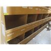 Image 2 : 16-Hole Pigeon Hole Wood Shelving Unit 8 ft H × 8 ft L × 24" Deep – Qty 3. Product Not Included.