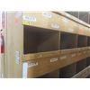Image 3 : 16-Hole Pigeon Hole Wood Shelving Unit 8 ft H × 8 ft L × 24" Deep – Qty 3. Product Not Included.