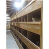 Image 4 : 16-Hole Pigeon Hole Wood Shelving Unit 8 ft H × 8 ft L × 24" Deep – Qty 3. Product Not Included.