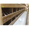 Image 3 : 16-Hole Pigeon Hole Wood Shelving Unit 8 ft H × 8 ft L × 24" Deep – Qty 3. Product Not Included.