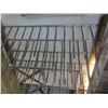 Image 1 : Stainless Steel Wall-Mount Moveable Display Rack, 4-Piece, 82 x 48" W × 29"