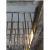 Image 2 : Stainless Steel Wall-Mount Moveable Display Rack, 4-Piece, 82 x 48" W × 29"