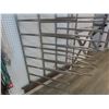 Image 3 : Stainless Steel Wall-Mount Moveable Display Rack, 4-Piece, 82 x 48" W × 29"
