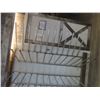 Image 4 : Stainless Steel Wall-Mount Moveable Display Rack, 4-Piece, 82 x 48" W × 29"