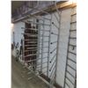 Image 5 : Stainless Steel Wall-Mount Moveable Display Rack, 4-Piece, 82 x 48" W × 29"