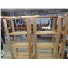 Image 1 : 4-Tier Wood Shelf Unit 63 x 31 1/2 x 17 1/2" – Qty 2