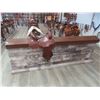 Image 1 : Finished Wood Saddle Display Unit 33 x 96 x 16 1/2".  No Saddles or Product Included.